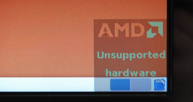 Quitar la marca de agua AMD Unsupported en Ubuntu 13